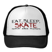 Eat Sleep Skate Mesh Hats