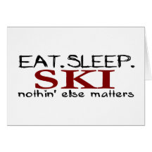Eat Sleep Ski Card