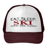 Eat Sleep Ski Mesh Hats
