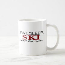 Eat Sleep Ski Mug