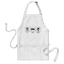 Eat Sleep Soccer Apron