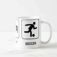 Eat Sleep Soccer Mug