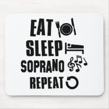 Eat Sleep Soprano Mousepad