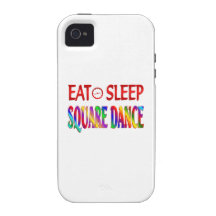 Eat Sleep Square Dance iPhone 4/4S Cover