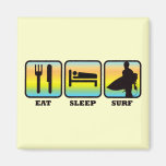 Eat, Sleep, Surf Fridge Magnet