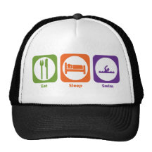 Eat Sleep Swim Trucker Hat