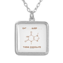 Eat ... Sleep ... Think Chocolate (Theobromine) Custom Jewelry