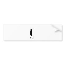 Ebony and Ivory Cats bumper stickers