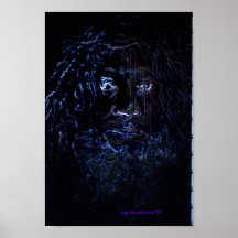 Ebony Diamond Man Poster