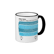 ebony kate coffee mug