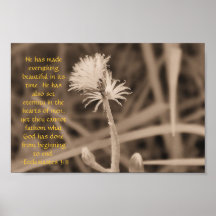 Ecclesiastes 3:11 print in sepiatone