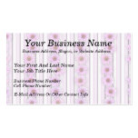 Echinacea Flower Stripes Business Card