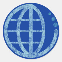 echo earth : conserve water stickers