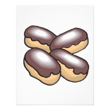 eclairs personalised invitation