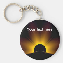 eclipse sunrise, keychains