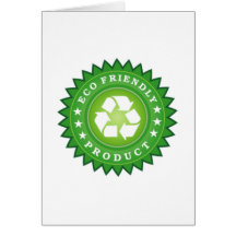 ECO Friendly Product Greeting Card