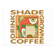 Eco-Friendly Shade Coffee Post Cards
