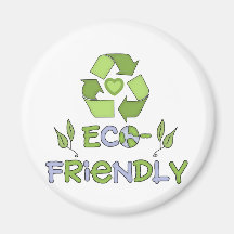 Eco-Friendly T-shirts and Gifts Fridge Magnets