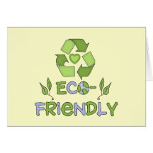 Eco-Friendly T-shirts and Gifts Greeting Cards