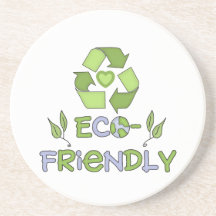 Eco-Friendly Tshirts and Gifts Beverage Coasters