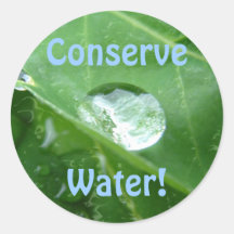 ECO FRIENDLY WATER CONSERVATION Gifts & Gear Sticker