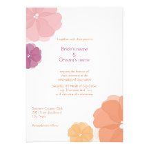 Eco-friendly Watercolor Wedding Invitations