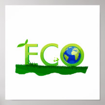 eco with globe as  word on grass.png print