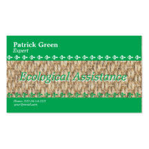 Ecological friendly design business card templates