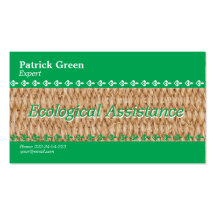 Ecological friendly design business cards