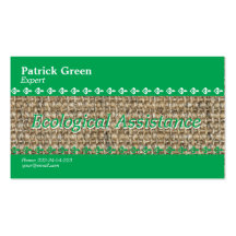 Ecological friendly design business cards