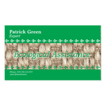 Ecological friendly design business cards