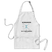 Economists Do It With Models (Economics Humour) Apron