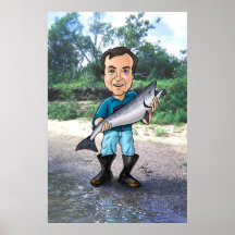 Ed and the Salmon Posters