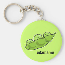 Edamame Key Chain