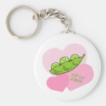 Edamame Key Chain