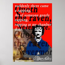 Edgar Allan Poe The Raven Poster