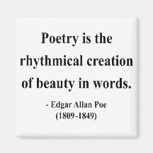 Edgar Allen Poe Quote 5a Fridge Magnet