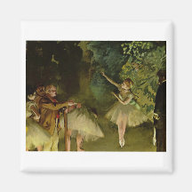 Edgar Degas - Ballet 1875 Dancer Dance girls tutu Magnet