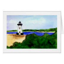 Edgartown Lighthouse Greeting Card