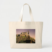 Edinburgh Castle at Sunset Canvas Bag