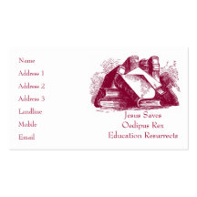 Education Resurrects Business Card Templates