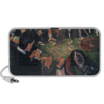 Edvard Munch - by the roulette Painting iPod Speaker
