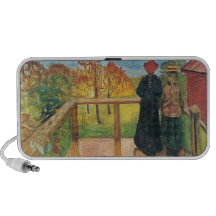 Edvard Munch - Rain Painting Notebook Speakers