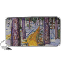 Edvard Munch - The Yellow Log Painting Mp3 Speaker