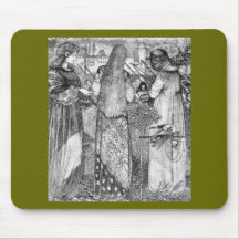 Edward Burne-Jones Going to the Battle 1858 Mousepad