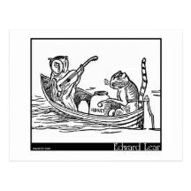 Edward Lear's The Owl and the Pussy-Cat Postcards