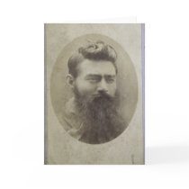 Edward (Ned) Kelly, age 25 Greeting Card