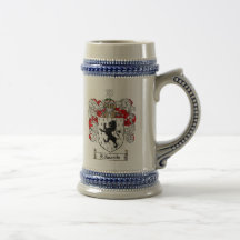 Edwards Coat of Arms Stein / Edwards Family Crest Coffee Mug