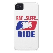 Eeat Sleep and ride Case-Mate iPhone 4 Cases