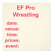 ef wrestling spare invites